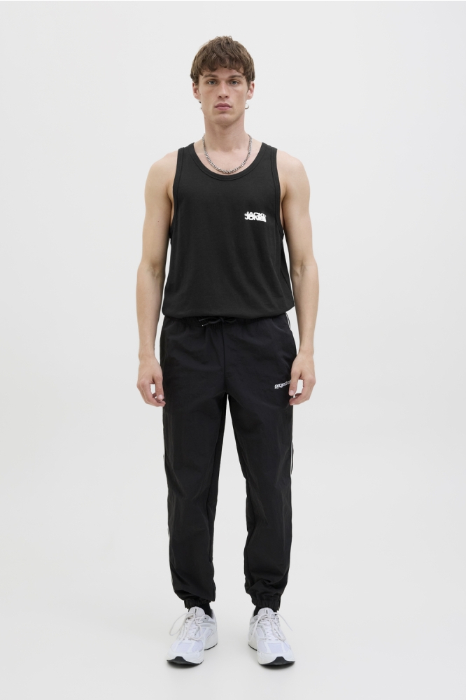 JCOSAGO SMALL LOGO SLUB TANK TOP 12276727 BLACK